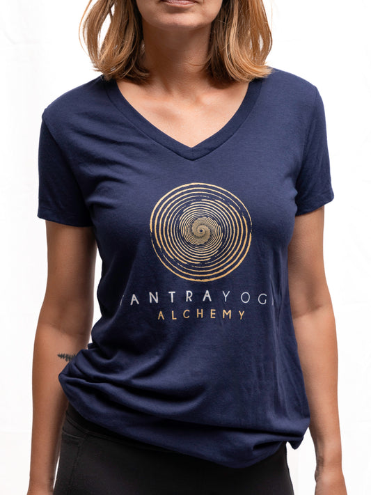 Women's Tantra Yoga Alchemy V-Neck Tee